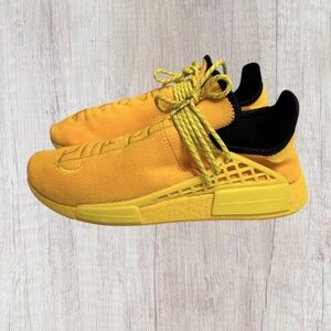 ADIDAS x Pharrell NMD Hu Human Race Extra Eye Yellow Sneakers Men's 11.5